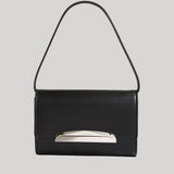 Brandon Maxwell | The Louise Pochette Bag in Black Leather