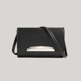 Brandon Maxwell | The Louise Pochette Bag in Black Leather