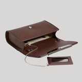 Brandon Maxwell | The Louise Pochette Bag in Espresso Leather