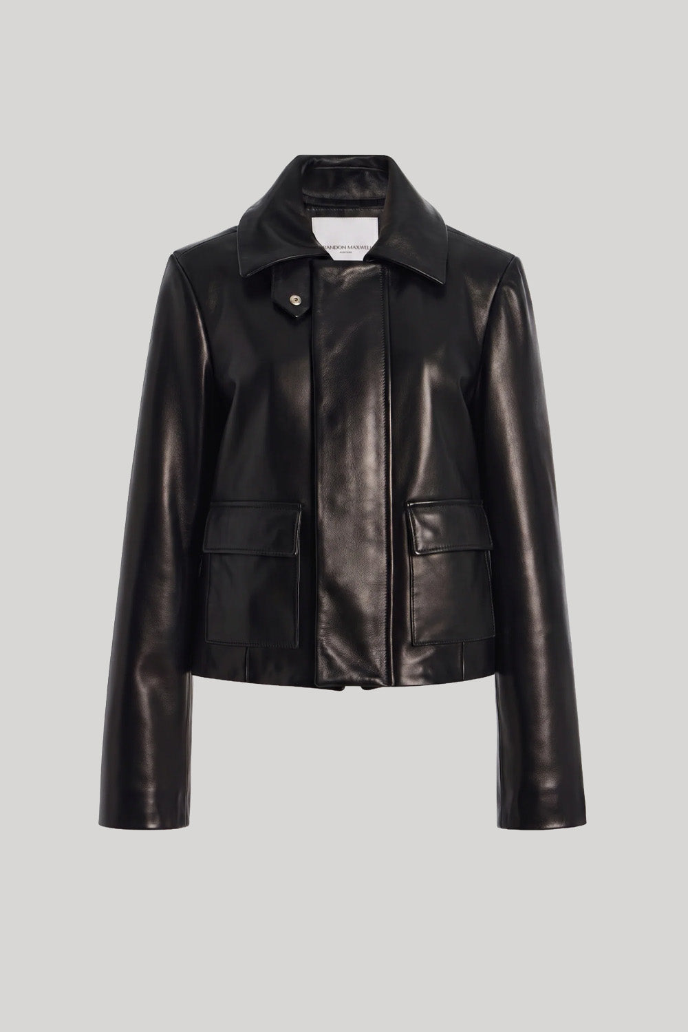 Black leather jacket