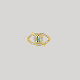 Eden Presley | Diamond Double-Sided Motif Lock "EYE"
