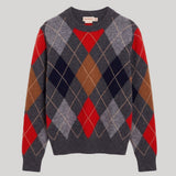 Argyle crrewneck