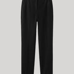 Black straight leg trouser