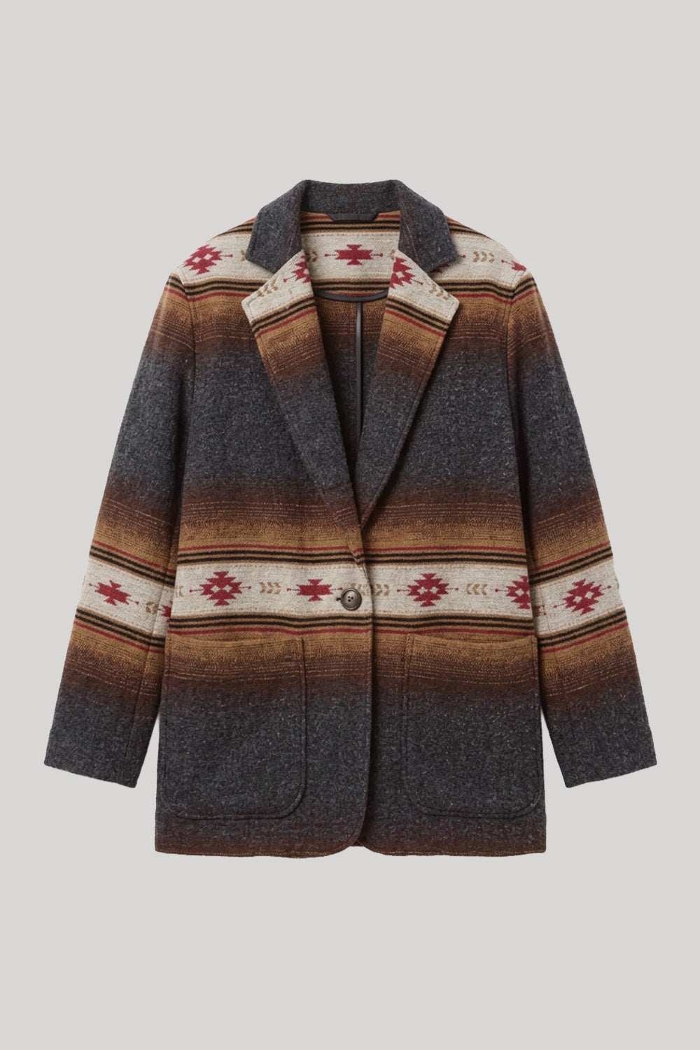 Western style patterned jacket