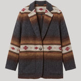 Western style patterned jacket