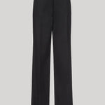 Black wool trouser