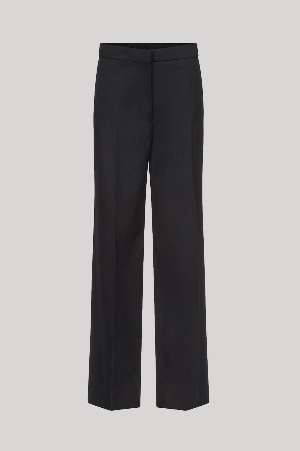Black wool trouser