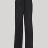 Black wool trouser