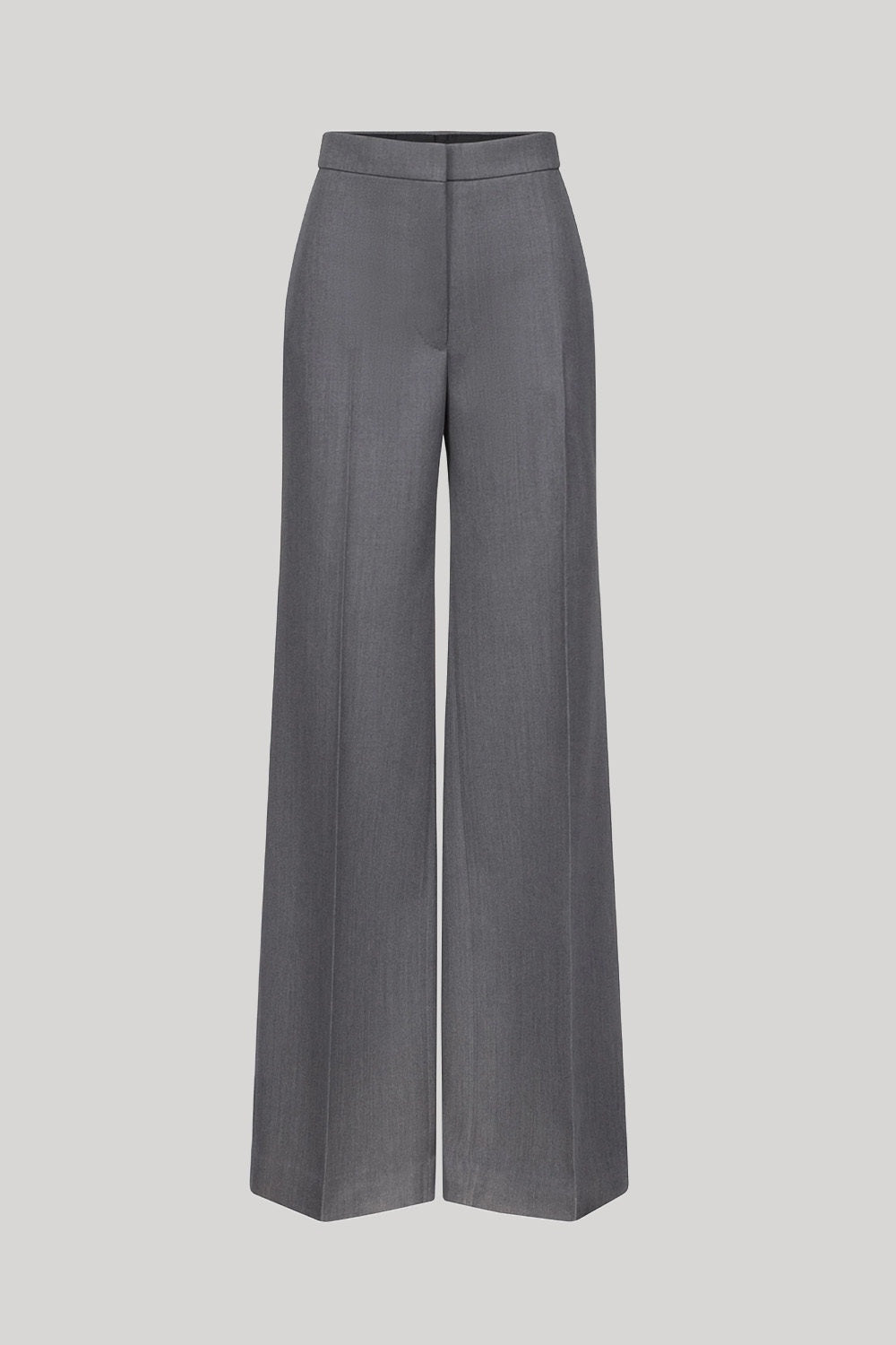 Grey wool trousers