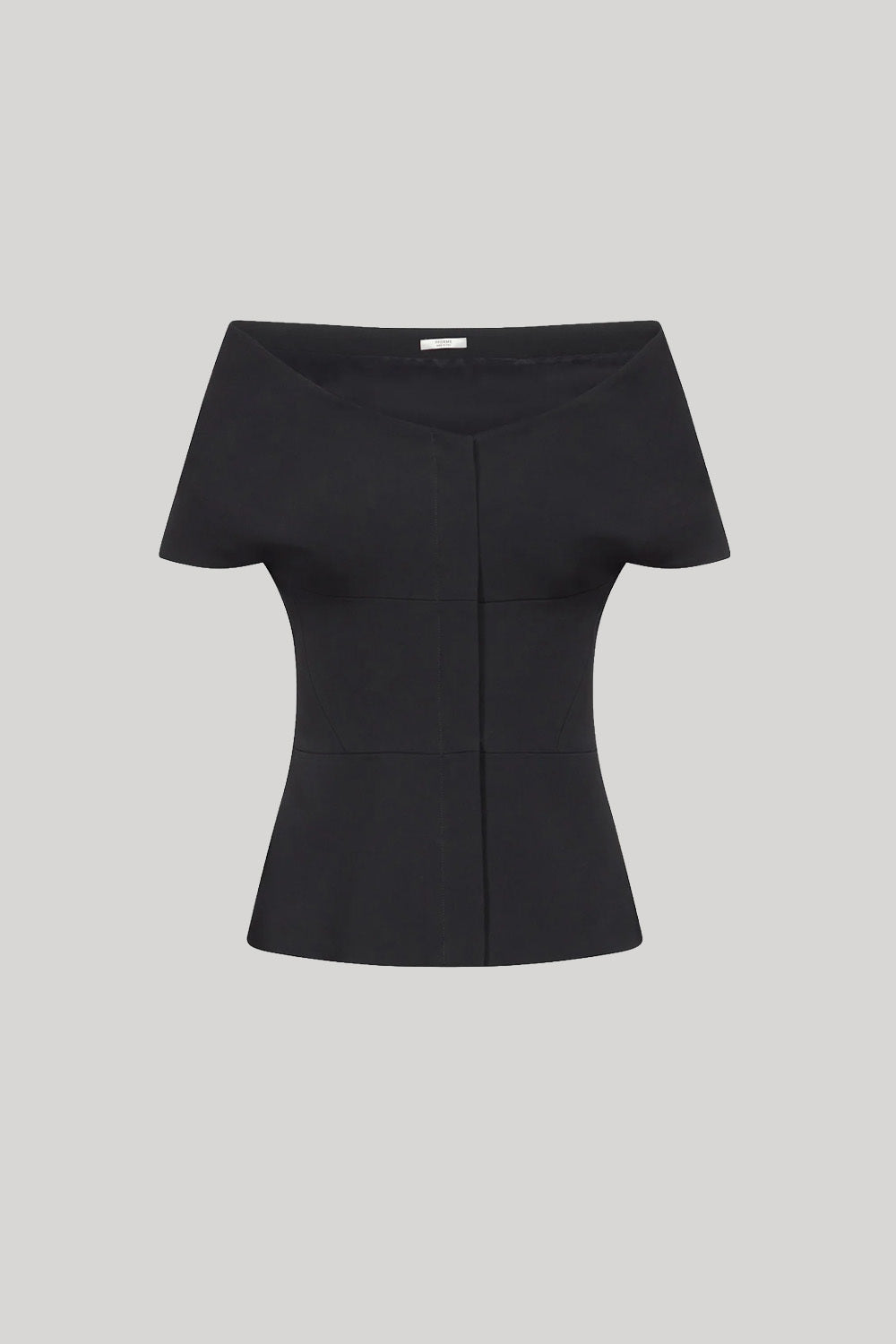 Black off the shoulder top