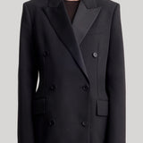 Black tuxedo style jacket