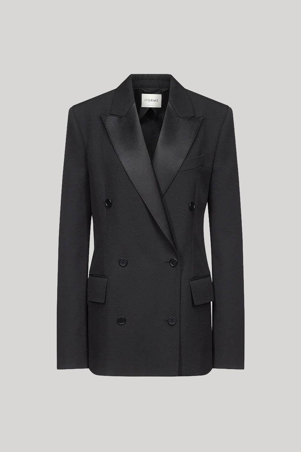 Black tuxedo style jacket