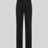 Black slim trousers