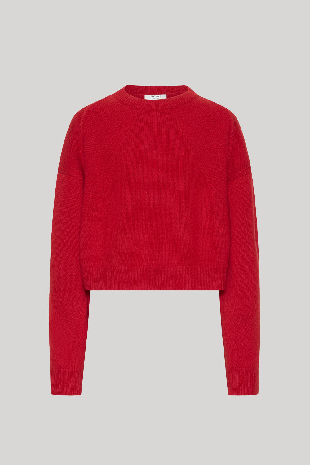 Red crewneck sweater