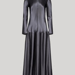 Long sleeve grey dress