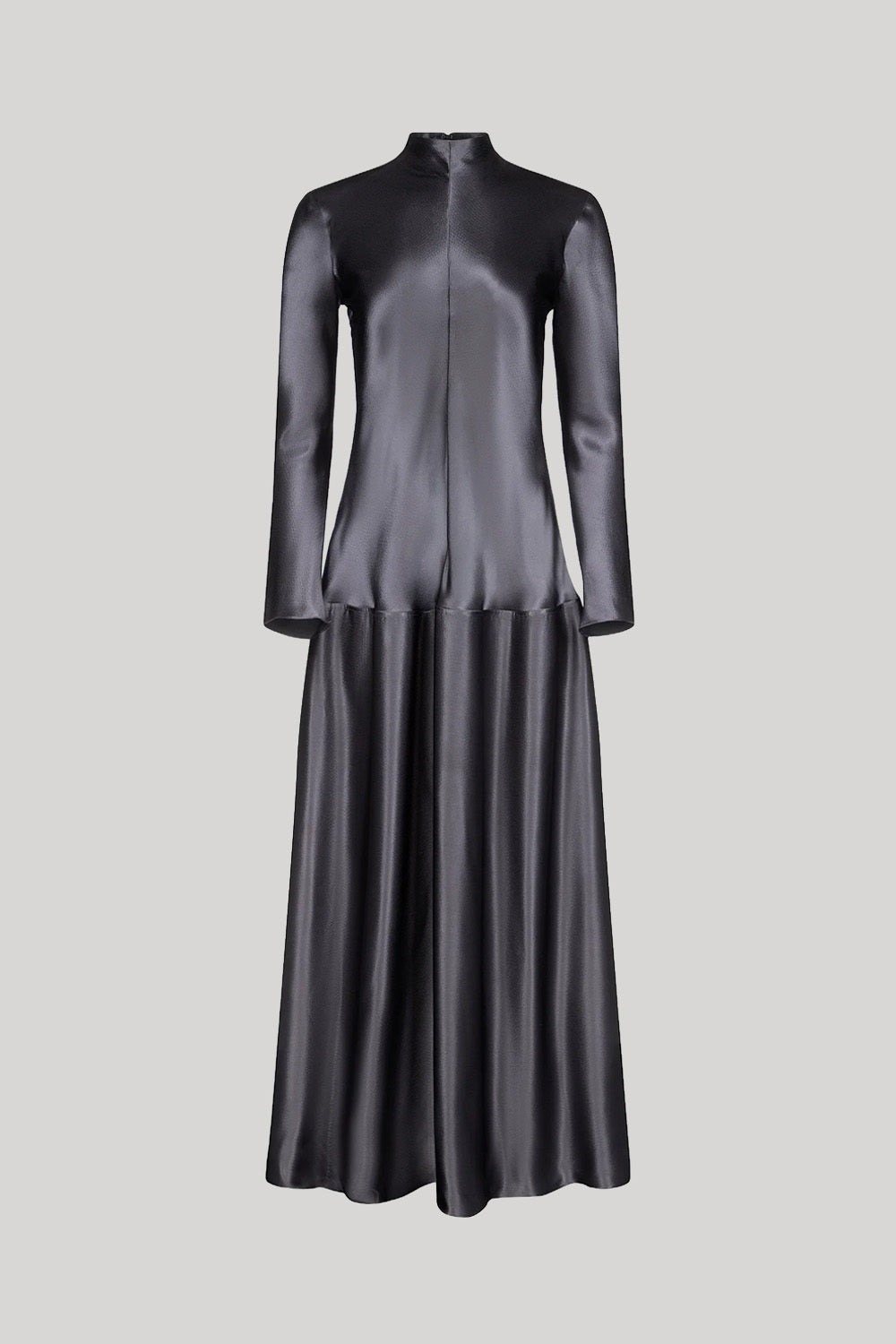 Long sleeve grey dress