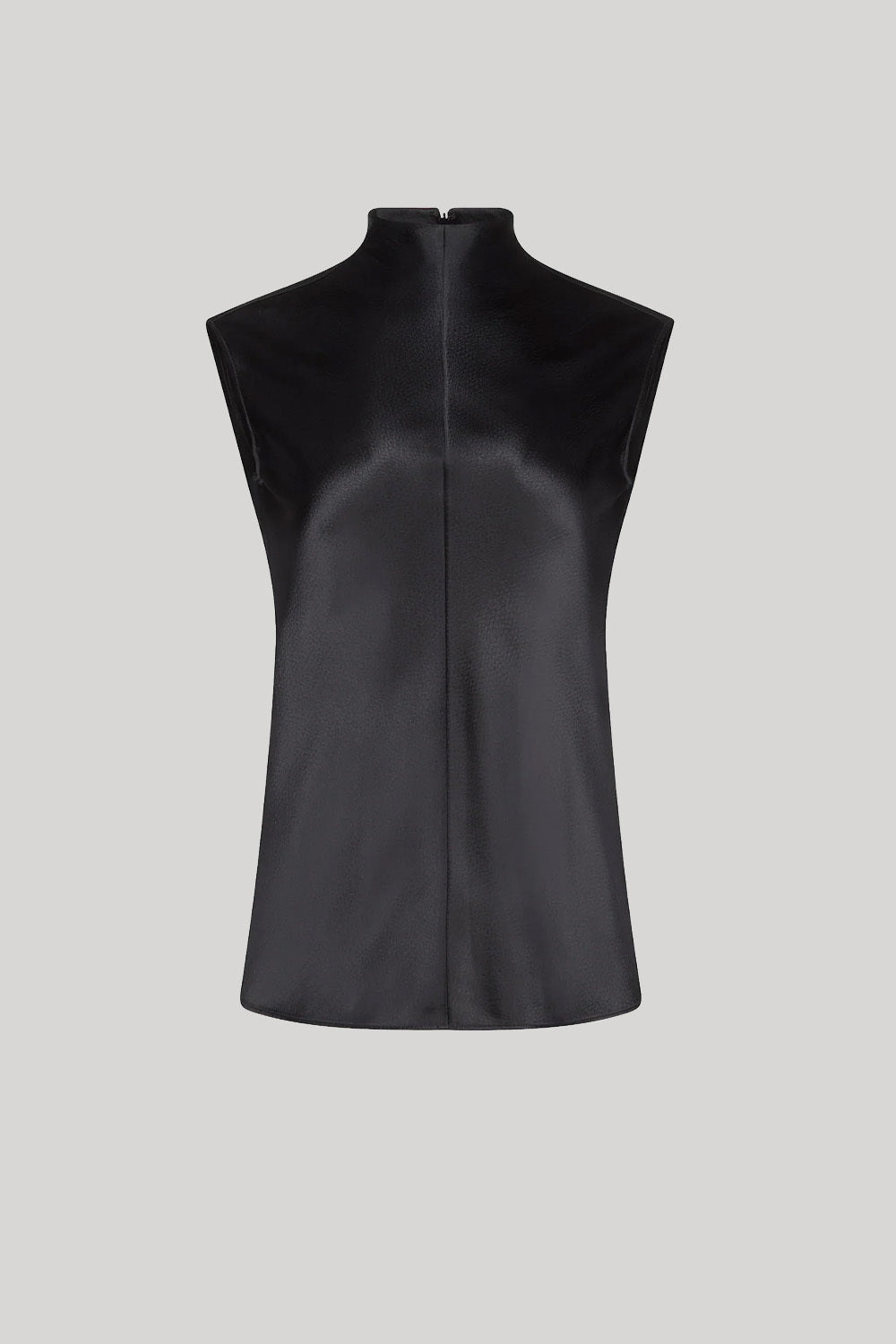 Black sleeveless top