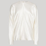 White long sleeve top