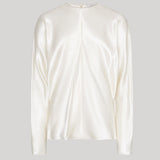 White long sleeve top