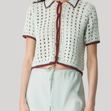 Forte Forte | Cable Luxe Crochet Polo Shirt