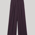 Burgundy trousers