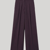 Burgundy trousers