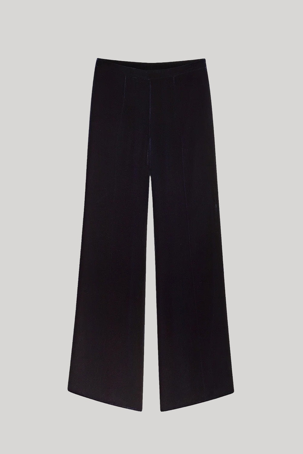 Navy velvet trousers
