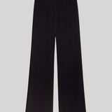 Navy velvet trousers