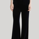 Navy velvet trousers