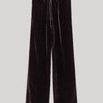 Brown velvet trousers
