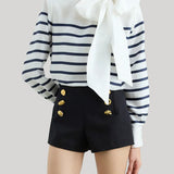 Francoise | Johanna Blouse in Stripe Navy