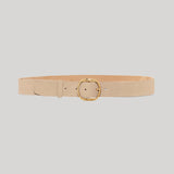 Elster Belt in Light Beige Suede
