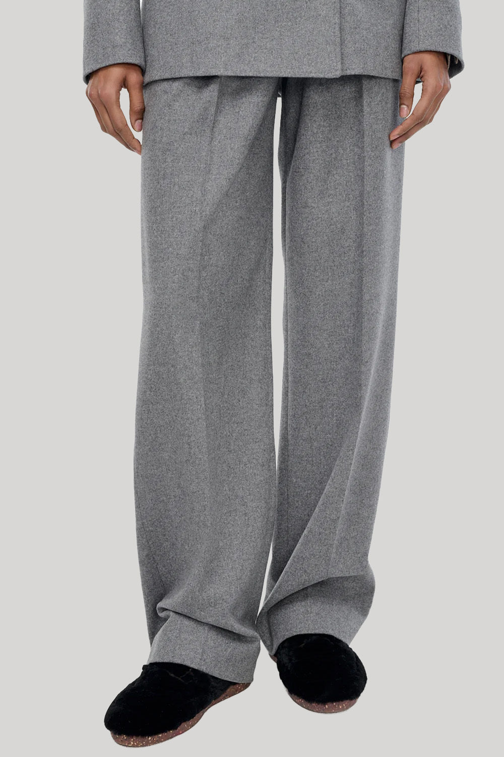 grey wool / cashmere  trouser 