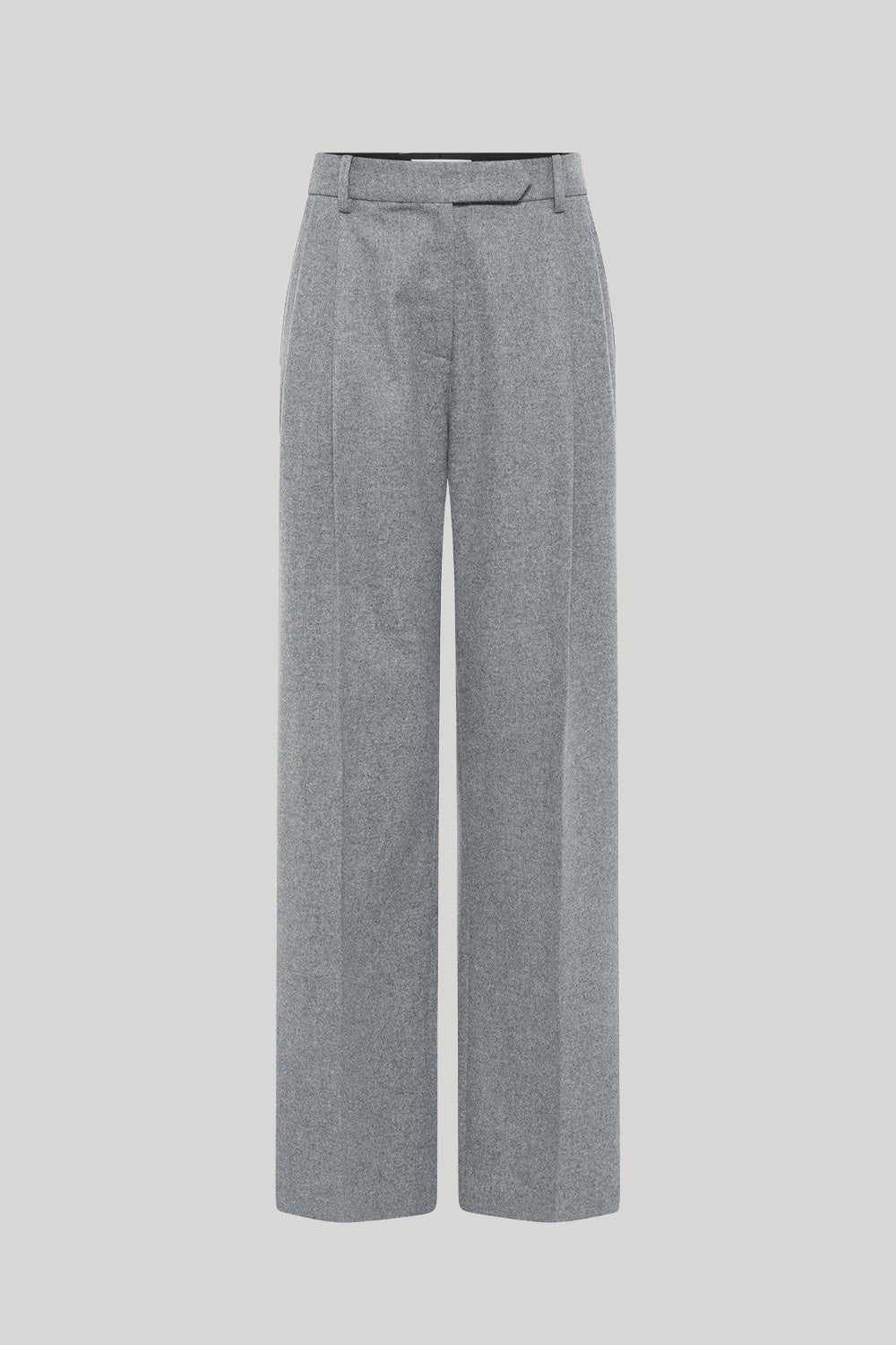 wool cashmere grey trouser 