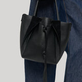 Gabriela Hearst | Small Marija Tote Bag in Black Nappa Leather