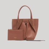 Gabriela Hearst | Small Marija Tote Bag in Cognac Nappa Leather