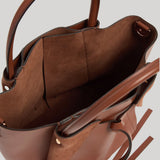 Gabriela Hearst | Small Marija Tote Bag in Cognac Nappa Leather