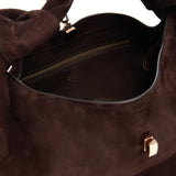 Gabriela Hearst | Mini Antonia Bag in Dark Brown Suede