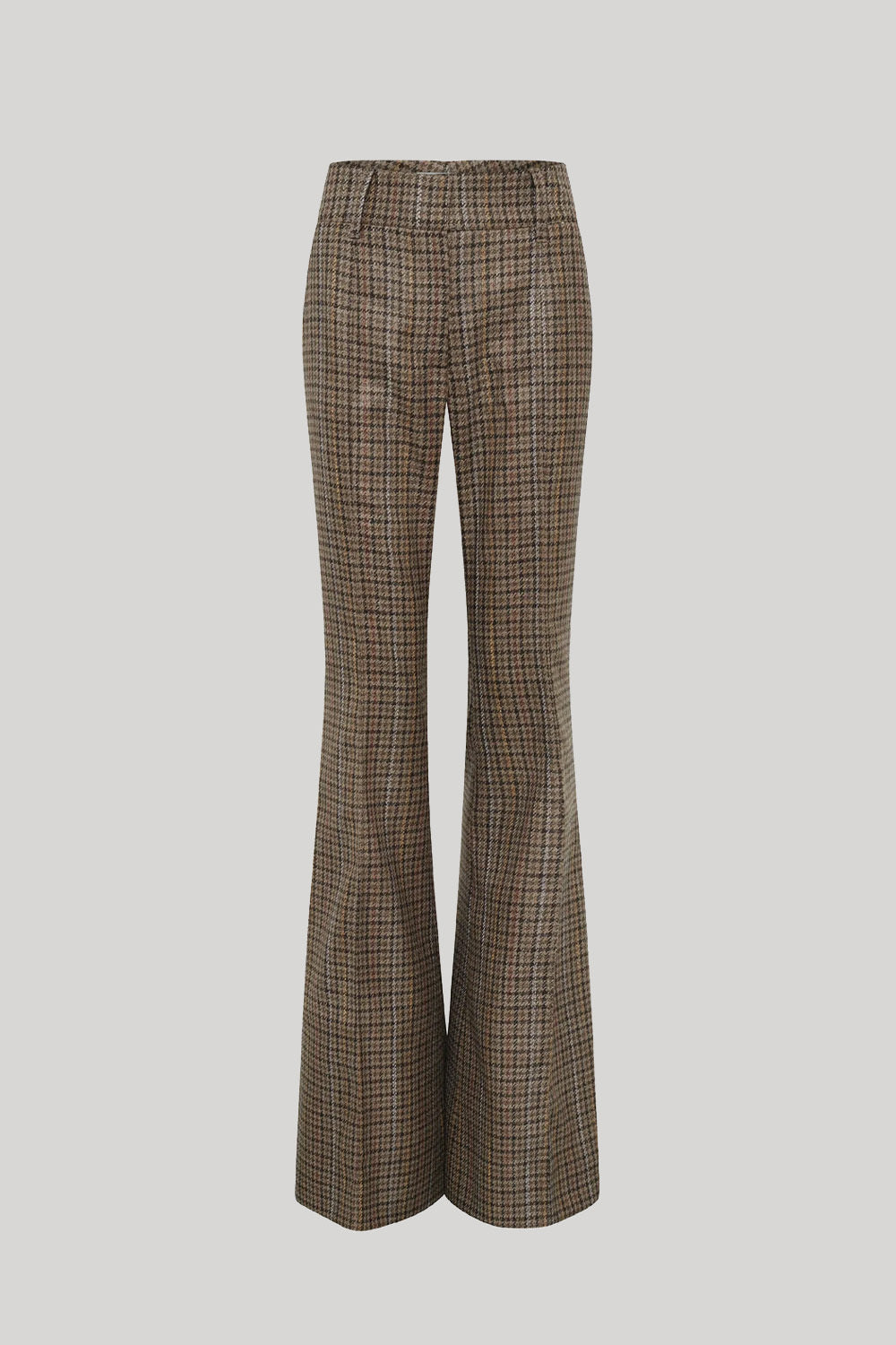 Brown houndstooth trousers