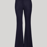 Gabriela Hearst | Rhein Flare Pant in Dark Navy Sportswear Wool