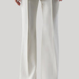 Gabriela Hearst | Rhein Flare Pant in Ivory Sportswear Wool