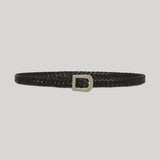 Gabriela Hearst | Adler Braided Belt in Black Leather