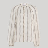 Gabriela Hearst | Gian Blouse in Ivory Multi