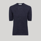 Gabriela Hearst | Chris Knit T-Shirt in Navy