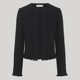 Gabriela Hearst | Normand Jacket in Black Virgin Wool Cashmere