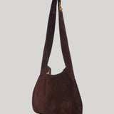 Gabriela Hearst | Hobo Bag in Dark Brown Suede