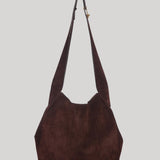 Gabriela Hearst | Hobo Bag in Dark Brown Suede