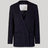 Giuliva Heritage | Charlotte Blazer in Black Wool Boucle