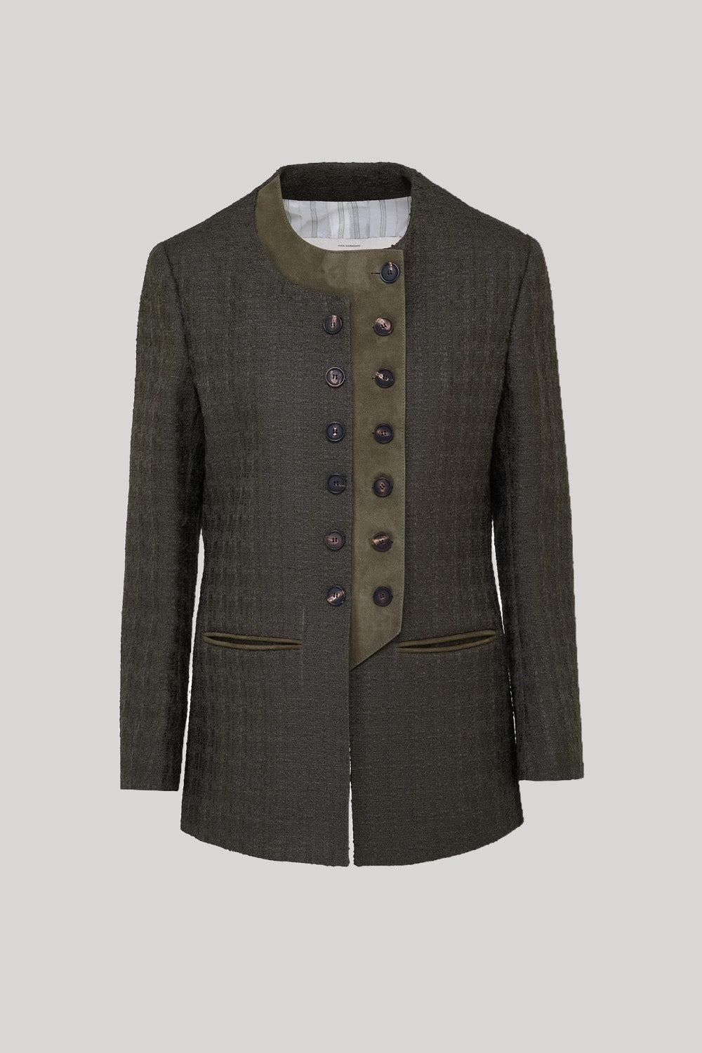 Olive textured jacket