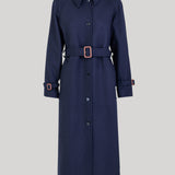 Giuliva Heritage | Dust Coat in Navy Wool